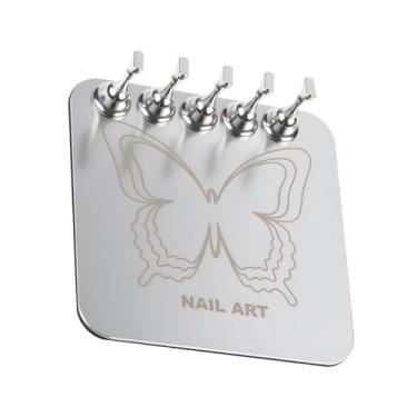 Imagem de Suporte Para Unhas Press On - Base Magnética Reutilizável para Manicura Estável - DIY Suporte Para Unhas Suprimentos Para Salão | Para Mulheres Mãe Esposa Namorada Profissionais