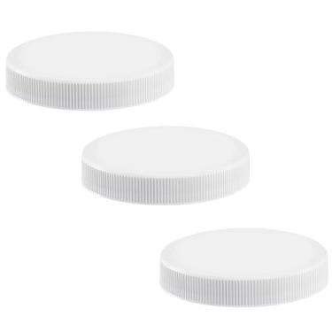Imagem de The Kombucha Company, Tampas de plástico de 63 mm - (63/400) – tampas de frasco de boca larga com vedação de espuma – resistente a vazamentos, segura para alimentos, serve para 63-400 frascos