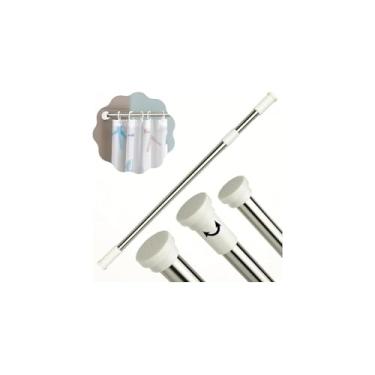 Imagem de Cortina para Banheiro em PVC, Resistente e Antimofo, 138x198cm, Design Moderno, Material Impermeável para Box de Banho