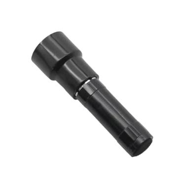 Imagem de Lanterna Ovoscópio Profissional para Chocadeira, LED de Alta Potência, Corpo em Plástico Preto, Verificador de Ovos com Botão Liga/Desliga