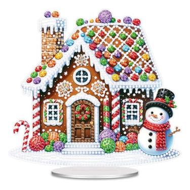 Imagem de SHLUHA Kits de arte de diamante para adultos, design de boas-vindas, pingente de acrílico para pendurar em formato especial, mosaico de cristal, decoração de janela de porta de parede com corrente