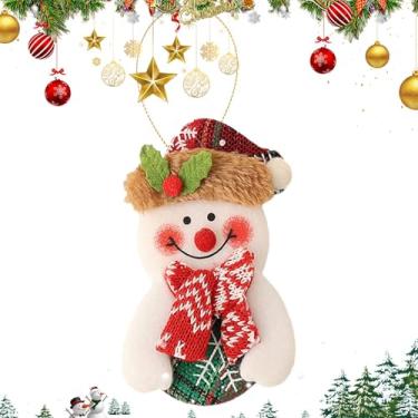 Imagem de Enfeite de Árvore de Natal em Forma de Veado | Suave e com Cordão | Pingente De Pai Natal E De Neve Para Árvore De,Para Sala De Estar Quarto Lareira Porta Parede Festa