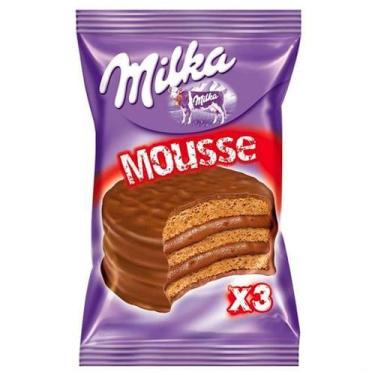 Imagem de Alfajor Mousse Triplo de Chocolate Milka 55g