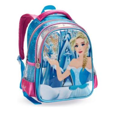 Imagem de Mochila Escolar Infantil Feminina Costa Princesa Elsa 2025 - Elsa Ice 