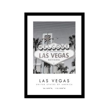 Imagem de Pôster de cidade preto e branco - impressão de viagem Roma Las Vegas Veneza Paris Sydney Amsterdam Amalfi Sanfrancisco Pintura em tela impressões de paisagem da cidade do mundo imagens de parede