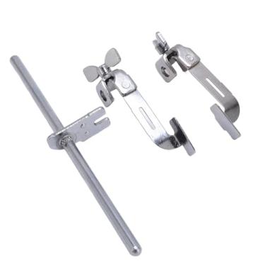 Imagem de Régua de ponto duplo de ponto fixo, máquina de costura ajustável, instalação simples de aço inoxidável, limitador de medidor de avião para ponto fixo computadorizado