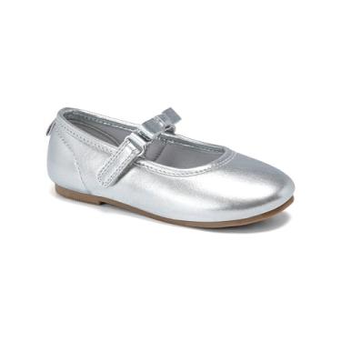 Imagem de Carter's Sapatilha infantil unissex, Prata, 11 Little Kid