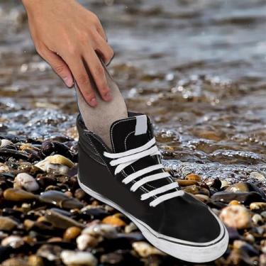 Imagem de Generic Palmilhas Esportivas de Silicone Macio Anti-choque para Corrida, Escalada, Almofadas de Sapato Esportivo, 1 par para Homens, Mulheres, Silicone L (Código M 38-43)