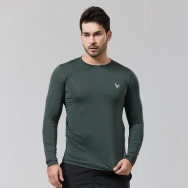 Imagem de Camiseta UV Térmica Masculina Camisa Manga Longa Segunda Pele Cor:;Tamanho:M;Gênero:Masculino-Masculino
