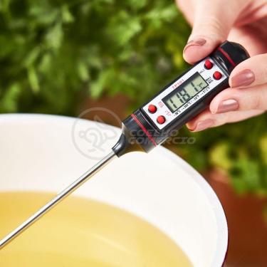 Imagem de Termômetro Culinário Cozinha Digital Mede -50ºc A +300ºc