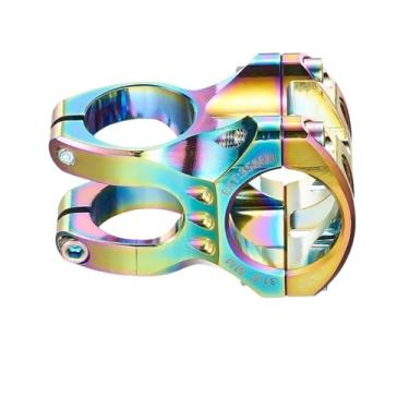 Imagem de Mesa de guidão ajustável para bicicletas de estrada e mountain bikes (MTB), com hastes de 35mm e 50mm, elevação de 31,8mm.(35mm Rainbow)