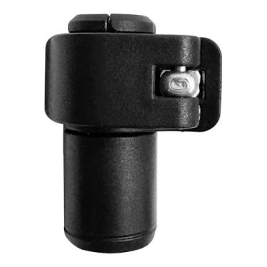 Imagem de harayaa Bastões de escalada com trava externa, trava tubular para trekking, porca inclusa para uso em caminhadas na neve e mochilão, S