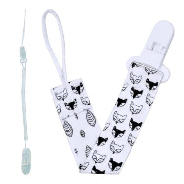 Imagem de Combo 1 Prendedor De Chupeta Estampado E 1 Mola Pietra Baby