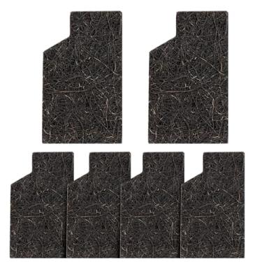 Imagem de Pacote com 6 cartuchos de filtro de substituição EcoRenew extra pequenos compatíveis com Aqueon, cartucho de filtro de aquário de aquário com carbono para filtro de energia interno QuietFlow com