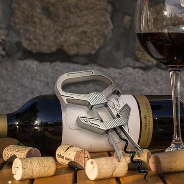 Imagem de Ah So Abridor de garrafa de vinho saca-rolhas - Removedor de cortiça vintage fácil para rolhas antigas delicadas, extrator de cortiça de duas garras, reconhecido por sommeliers