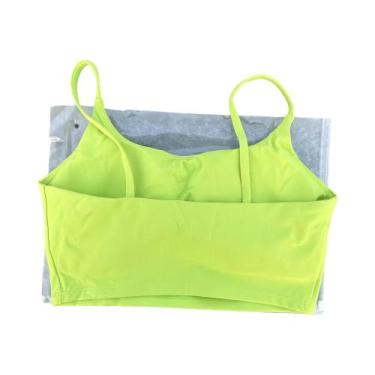 Imagem de Top De Treino Feminino Em Cor Sólida, Sutiã Esportivo Para Academia E 