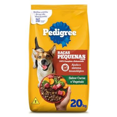 Imagem de Ração Pedigree Carne e Vegetais Cães Adultos Raças Pequenas e Minis 20 kg