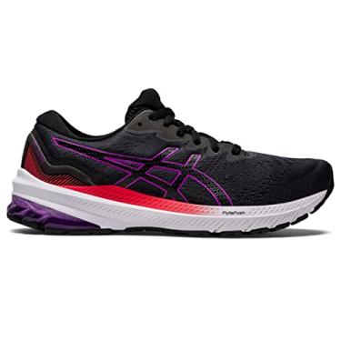 Imagem de ASICS Tênis de corrida feminino GT-1000 11, Preto/orquídea, 11