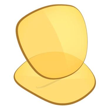 Imagem de Galvanic Lentes de substituição para óculos inteligentes RayBan Meta Wayfarer RW4008 e Gen 2 RW4012 53 mm - HD Amarelo