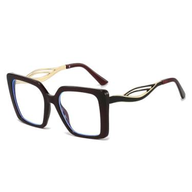 Imagem de Óculos de Sol UV400 - Armação com Estampa de Leopardo e Lentes Degradê para Homens e Mulheres, Ideais para Esportes ao Ar Livre, Corrida e Ciclismo, Cor Chá Transparente