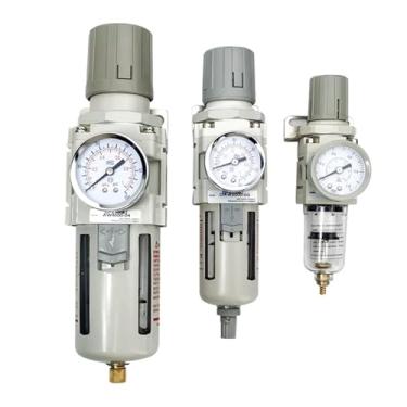 Imagem de AW2000-02 AW3000-03 AW4000-04 Controlador de filtro de ar do compressor separador de óleo regulador de pressão de ar pneumático 1 peça (AW4000-04 SM40PM40, filtro de fibra)