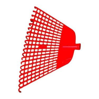 Imagem de ShengQuanHao Cabeça de Ancinho para com 20 Dentes, Ferramenta de Jardim Versátil para Remoção de Folhas, Cabeça Destacável para Relvados, Folhas, Grama E Can, Vermelho, Tamanho real