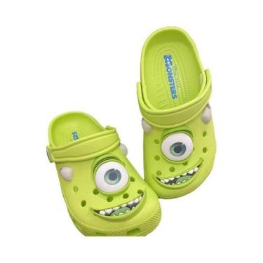 Imagem de Chinelos De Praia Antiderrapantes Para Crianças Com Estampa De Monstro