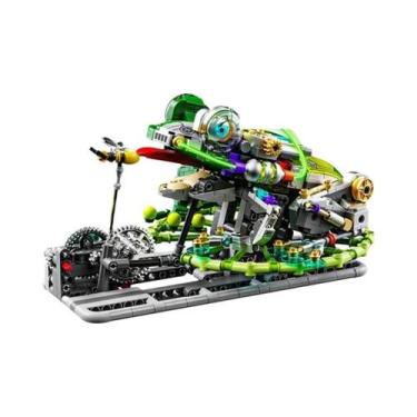 Imagem de Blocos De Montar Mecânicos Modelo Sapo Infantil, Brinquedo Educativo, 