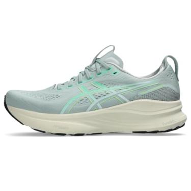 Imagem de ASICS Tênis de corrida masculino Gel-Kayano 32, Musgo frio/verde vital, 10 Wide