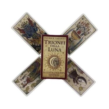 Imagem de Cartas De Tarô Da Lua Trionfi Della Luna Jogo De Tabuleiro De Adivinha