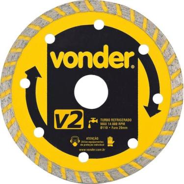 Imagem de Disco diamantado 110mm turbo furo 20mm v2 - Vonder