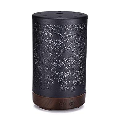 Imagem de Máquina de Aromaterapia Flathead Deer 100ML Umidificador Mesa Hardware com Padrão Animal em Recorte Luz LED Integrada 7 Cores Mudanças Operação Silenc