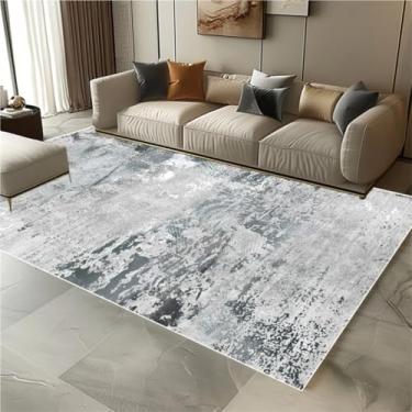 Imagem de Tapete decorativo abstrato para sala de estar, flanela macia, decoração de quarto, tapete de cor clara para sala de estar, sofá, tapete para chão (180x250cm 71x98in/Flanela-11)