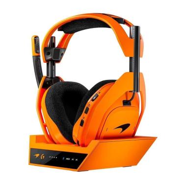Imagem de Headset Gamer Sem Fio Logitech G Astro A50 X McLaren Edition + Base Station, - 939-002237-Unissex