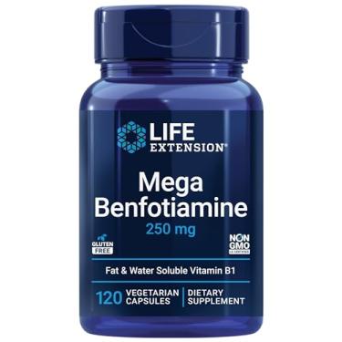 Imagem de Mega Benfotiamine 250Mg Com Tiamina Soluvel em gordura Vitamina B1 120 Comprimidos avançados - Life Extension