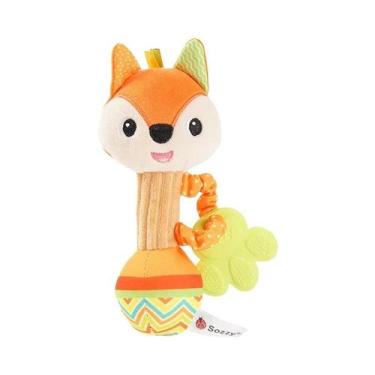 Imagem de Brinquedo Sensorial Para Bebês, Chocalho Macio Com Som, Acessório De V