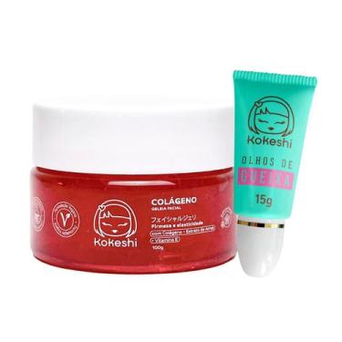 Imagem de Kit Skin Care Geleia de colágeno e olhos de gueixa kokeshi - Kokeshi C
