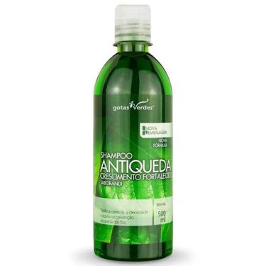 Imagem de Shampoo Anti-queda De Jaborandi Gotas Verdes 500ml