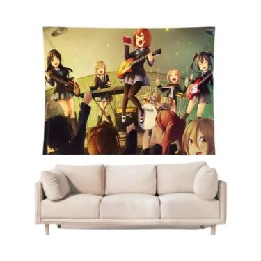 Imagem de Tapeçaria Kawaii Anime: Decoração Divertida Para Sala De Estar E Sala 