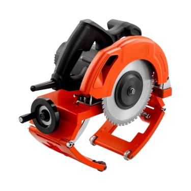 Imagem de Máquina de corte automática de tubos ERC-250, cortador de tubos rápido preciso para tubo de 40-250 mm de diâmetro com fixação de trilho de precisão, lâmina de aço 93HRA e 1500MPA, capa protetora