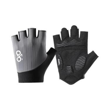 Imagem de Luvas De Ciclismo Masculinas De Verão Para MTB, Meio Dedo, Acolchoadas