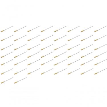 Imagem de 50 Mini Espeto Churrasco Coraçao Inox 39 Cm Churrasquinho