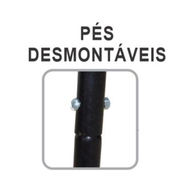 Imagem de Churrasqueira Praia Campo Com Pé Aço 2 Espeto Fe 75x30x28cm