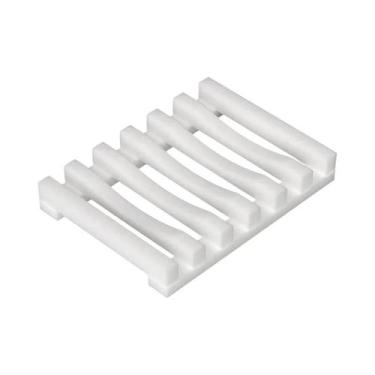 Imagem de Suporte De Sabonete Flexível De Silicone Com Design Oco Para Banheiro 