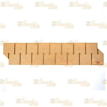 Imagem de Régua Para Barrado Duplo Quadrado P