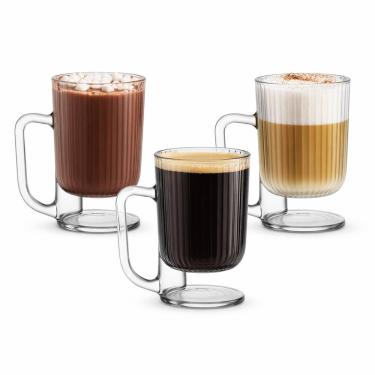 Imagem de Jogo 3 Canecas Com Pé 220ml Savor City Glass Transparente