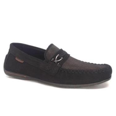 Imagem de Mocassim Pegada Masculino Couro Nobuck 140728-Masculino