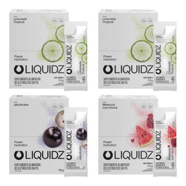 Imagem de LIQUIDZ® - Eletrólitos Zero Açúcar 3 Sabores 56 Sachês-Unissex