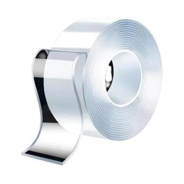 Imagem de Fita Adesiva Nano Transparente Ultra Forte Dupla Face Removível Imperm