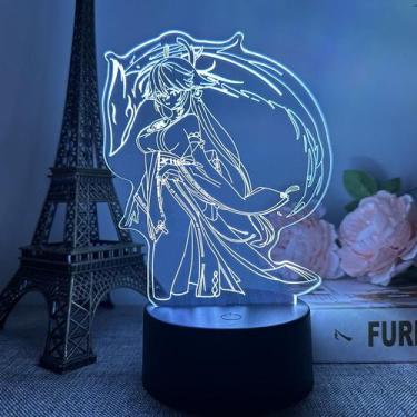 Imagem de Luz noturna LED 3D Plants vs Zombies Klees Color Changing - Yiweisai